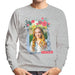 Holly-Hobbie-Be-The-Change-Floral-Border-Mens-Sweatshirt