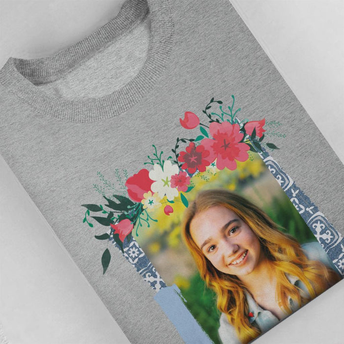 Holly-Hobbie-Be-The-Change-Floral-Border-Womens-Sweatshirt