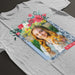 Holly-Hobbie-Be-The-Change-Floral-Border-Womens-T-Shirt
