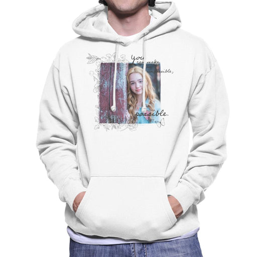 Holly-Hobbie-You-Can-Make-The-Impossible-Possible-Dark-Text-Mens-Hooded-Sweatshirt