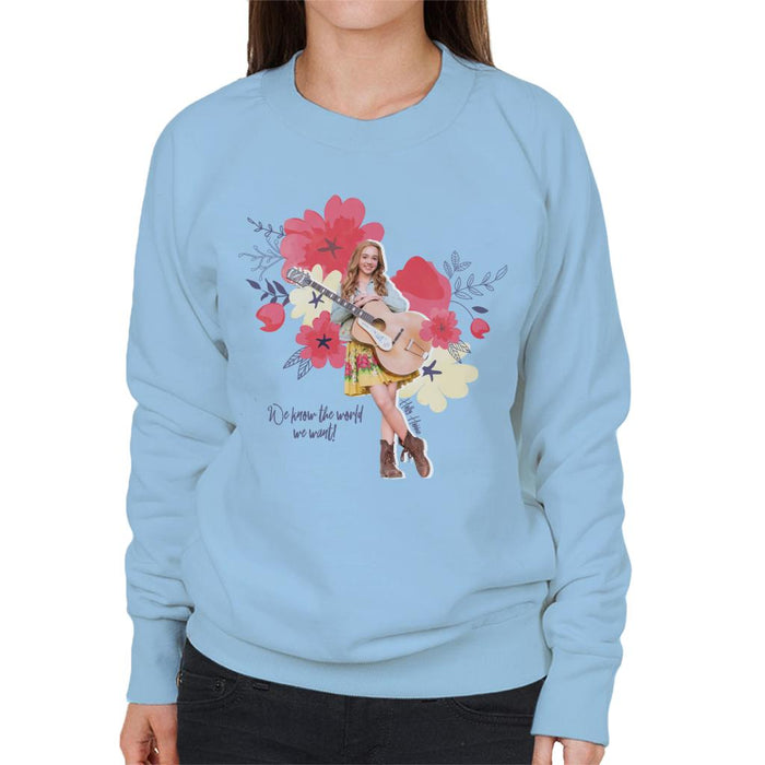 Holly-Hobbie-We-Know-The-World-We-Want-Womens-Sweatshirt