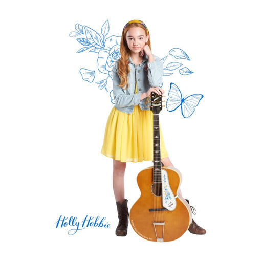 Holly-Hobbie-Blue-Butterfly-Silhouette-Framed-Print