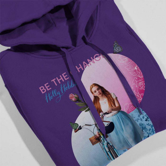 Holly-Hobbie-Holding-Her-Bike-Kids-Hooded-Sweatshirt