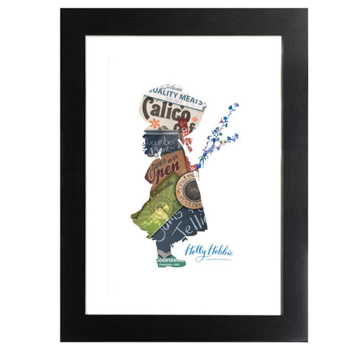 Holly-Hobbie-Welcome-To-Collinsville-Framed-Print